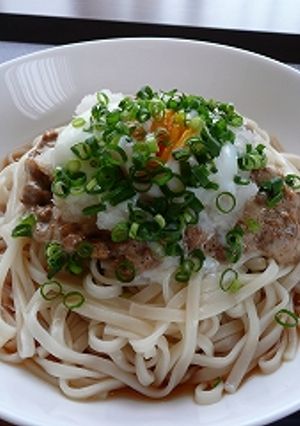 納豆おろしうどん-レシピのメイン写真
