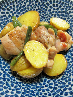 鶏肉とじゃがいもの蒸し煮-レシピのメイン写真