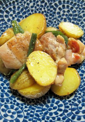 鶏肉とじゃがいもの蒸し煮-レシピのメイン写真
