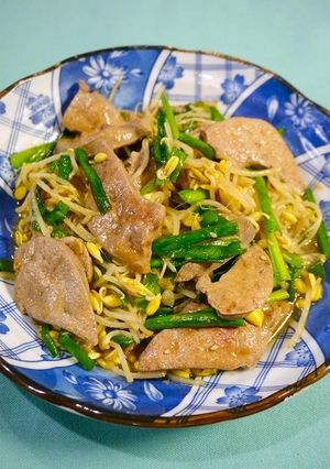 簡単！もやしたっぷりレバニラ炒め-レシピのメイン写真
