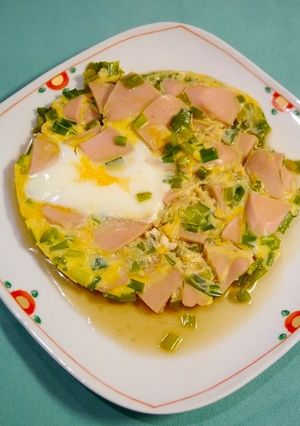 簡単！ニラの茎と魚ニソの卵とじ-レシピのメイン写真