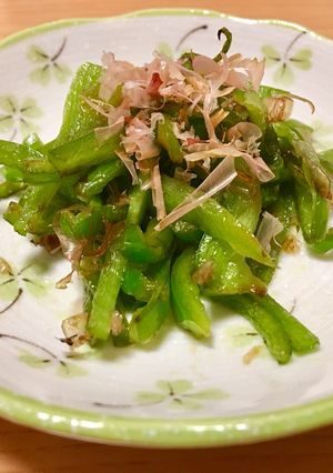 簡単おつまみ＊ピーマンの炒め物-レシピのメイン写真