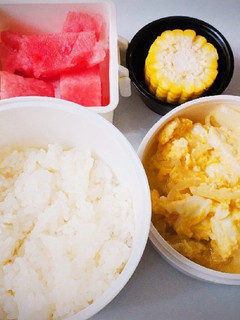 簡単すぎる親子丼弁当-レシピのメイン写真