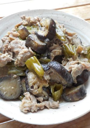 簡単オイシイ!茄子と豚肉の味噌炒め-レシピのメイン写真
