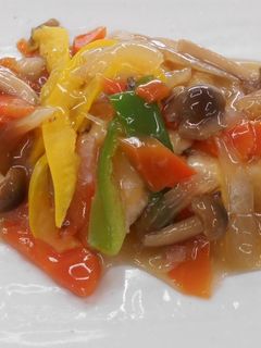 鶏ムネ肉の彩り野菜あんかけ-レシピのメイン写真