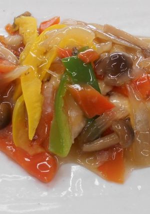 鶏ムネ肉の彩り野菜あんかけ-レシピのメイン写真