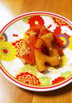 ピリ辛 れんこんのきんぴら風-レシピのメイン写真