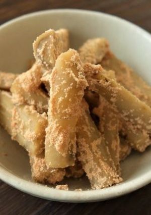 ゴボウのたらこ煮-レシピのメイン写真