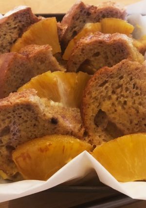 簡単★パインのバケット(食パン)キッシュ-レシピのメイン写真