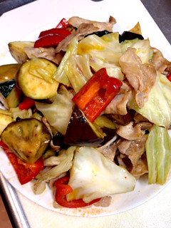 お肉と野菜のキムチの素炒め-レシピのメイン写真