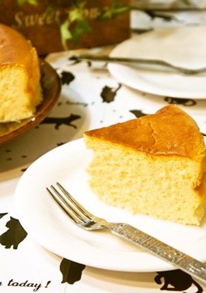 子供が大絶賛♪自慢のスフレチーズケーキ-レシピのメイン写真