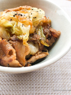 たっぷりキャベツと豚肉の回鍋肉風炒め-レシピのメイン写真