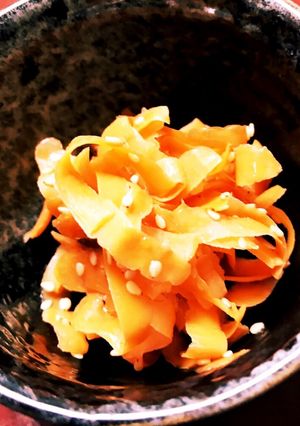 エコ☆ニンジン皮のキンピラ-レシピのメイン写真