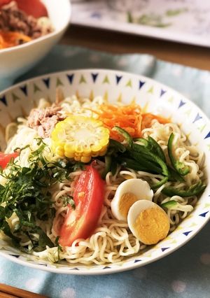 夏野菜の冷やしらーめん-レシピのメイン写真