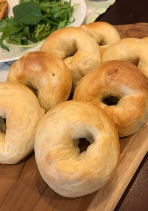 冷めても美味しいベーグル-レシピのメイン写真