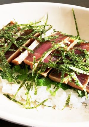 ササッとできる！まぐろの漬け丼-レシピのメイン写真