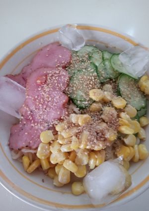インスタント塩ラーメンを冷やし夏麺に-レシピのメイン写真