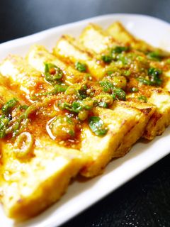簡単副菜!焼き★厚揚げ~よだれ鶏のたれ~-レシピのメイン写真