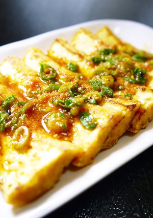 簡単副菜！焼き★厚揚げ～よだれ鶏のたれ～-レシピのメイン写真