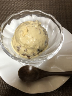 濃厚ラムレーズンアイス-レシピのメイン写真
