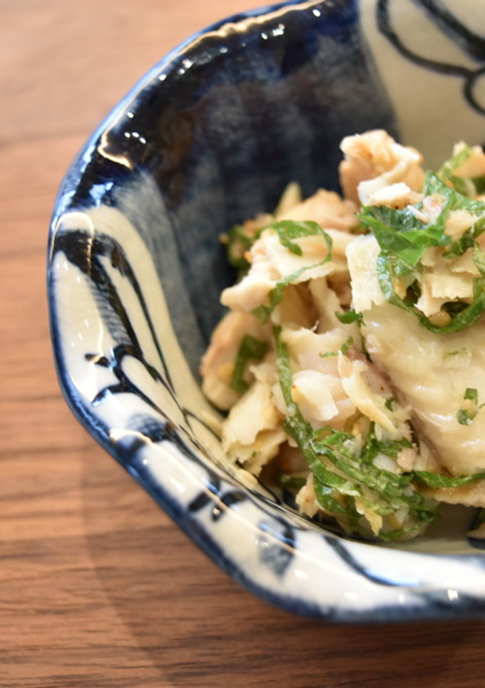 おつまみに！焼きほっけと大葉の和え物-レシピのメイン写真