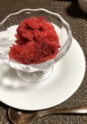 苺シャーベット-レシピのメイン写真