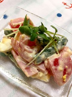 インゲンのマヨ味噌サラダ-レシピのメイン写真