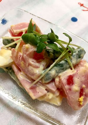 インゲンのマヨ味噌サラダ-レシピのメイン写真