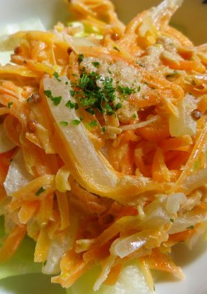 【病院】たまねぎにんじんサラダ【給食】-レシピのメイン写真