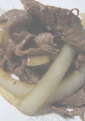 5分で出来る!牛肉玉ねぎ炒め-レシピのメイン写真