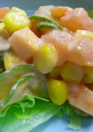 【病院】サウザンサラダ【給食】-レシピのメイン写真