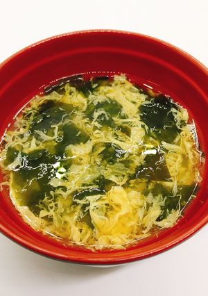 【病院】たまごわかめスープ【給食】-レシピのメイン写真