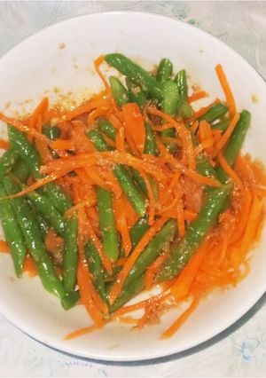 時短簡単いんげん豆の胡麻和え-レシピのメイン写真
