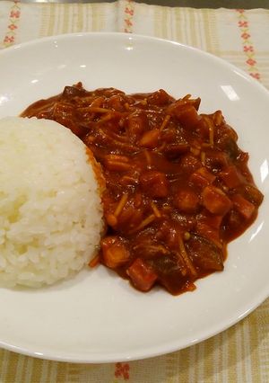 ざくとろカレー-レシピのメイン写真