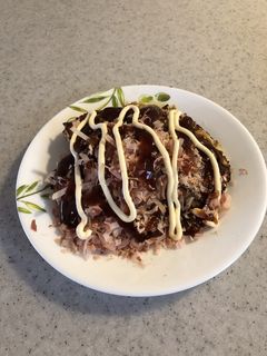 長芋とキャベツのふわふわお好み焼-レシピのメイン写真
