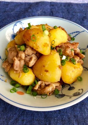 豚肉とじゃが芋の甘辛炒め煮-レシピのメイン写真
