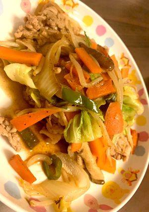 食感良き野菜炒め-レシピのメイン写真