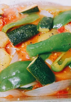 レンジで簡単◎あっさりラタトゥイユ-レシピのメイン写真