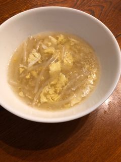 ひと手間かけた美しいもやしスープ-レシピのメイン写真