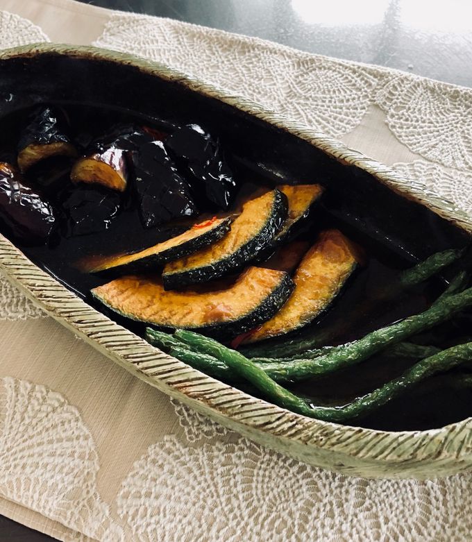 ご飯にもお酒にもよく合う夏野菜の揚げ浸し by nt_cr 【クックパッド