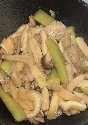 豚バラ肉と白瓜としめじのポン酢煮-レシピのメイン写真