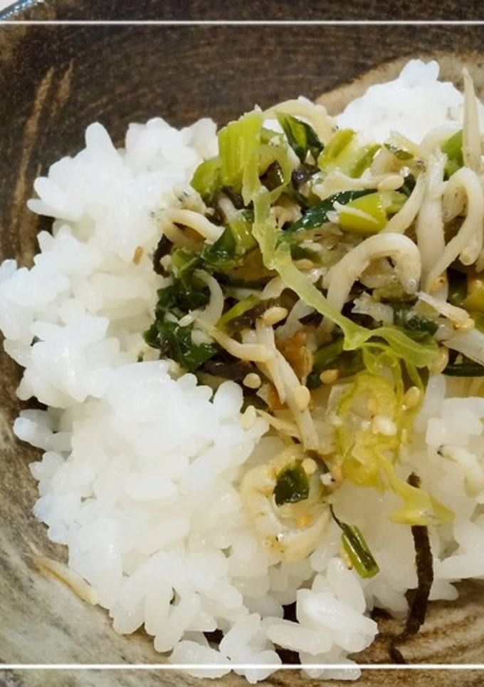 【栄養抜群】しらすとかぶの葉のふりかけ-レシピのメイン写真