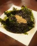 韓国のりたっぷりツナ冷やし麺
