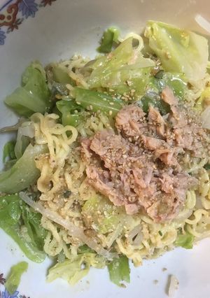 サッポロ一番冷やし野菜ツナラーメン-レシピのメイン写真