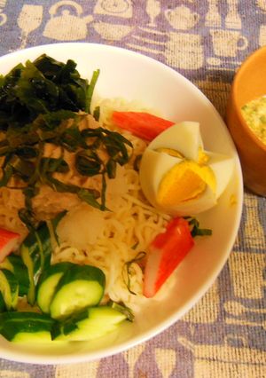 おろしﾂﾅﾏﾖ・冷やしﾗｰﾒﾝ-レシピのメイン写真
