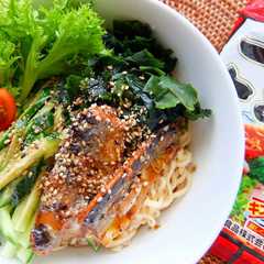 รูปของ サッポロ一番！ごまさんま冷やしラーメン