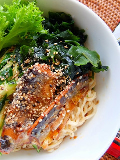 サッポロ一番!ごまさんま冷やしラーメン-レシピのメイン写真