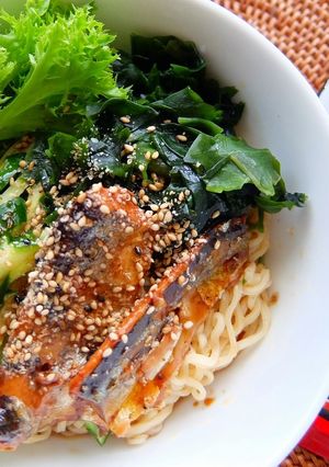 サッポロ一番！ごまさんま冷やしラーメン-レシピのメイン写真