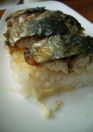 新生姜で作る♪絶品☆焼きサバ寿司-レシピのメイン写真