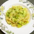 トランペッタズッキーニのパスタ
